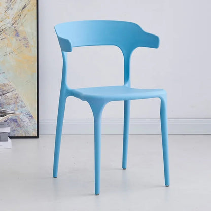 Modern Accent Chair with Armrests - Blue