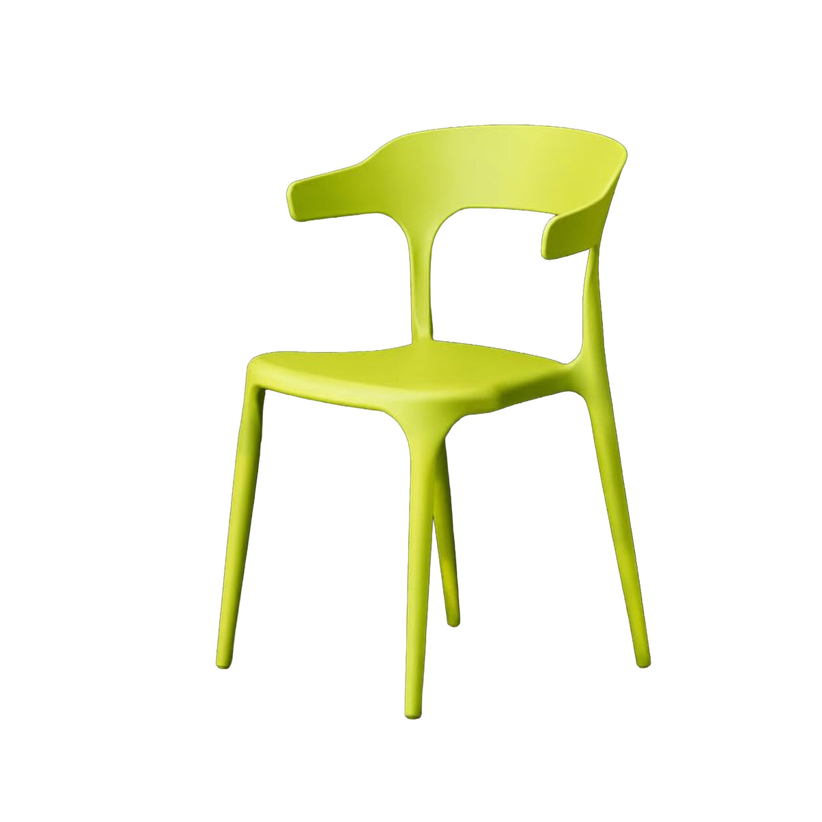 Modern Accent Chair with Armrests - Green