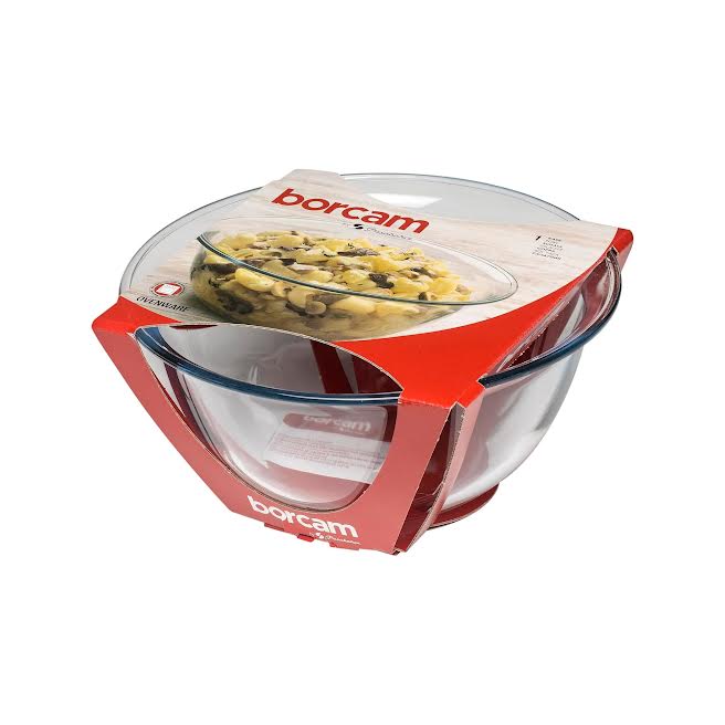 Borcam 3Lt Oven Bowl Clear