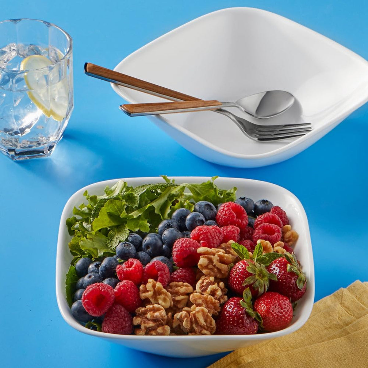 Corelle Square Dessert Bowl 16cm 650ml - Pure White