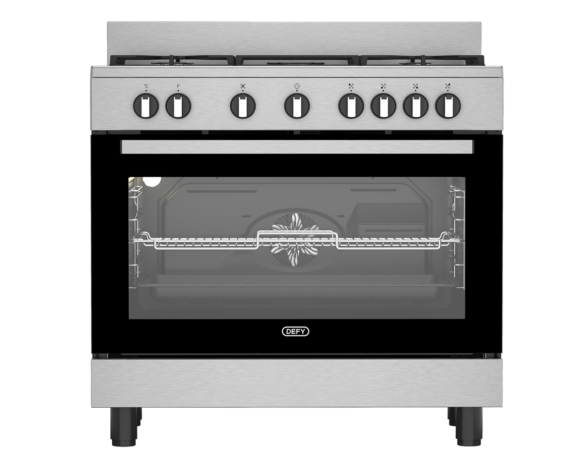 Defy 90cm Freestanding Gas Cooker Inox
