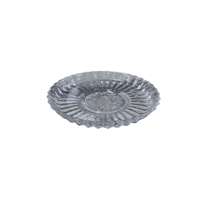 Pasabahce 6 Piece Crystal tea plate