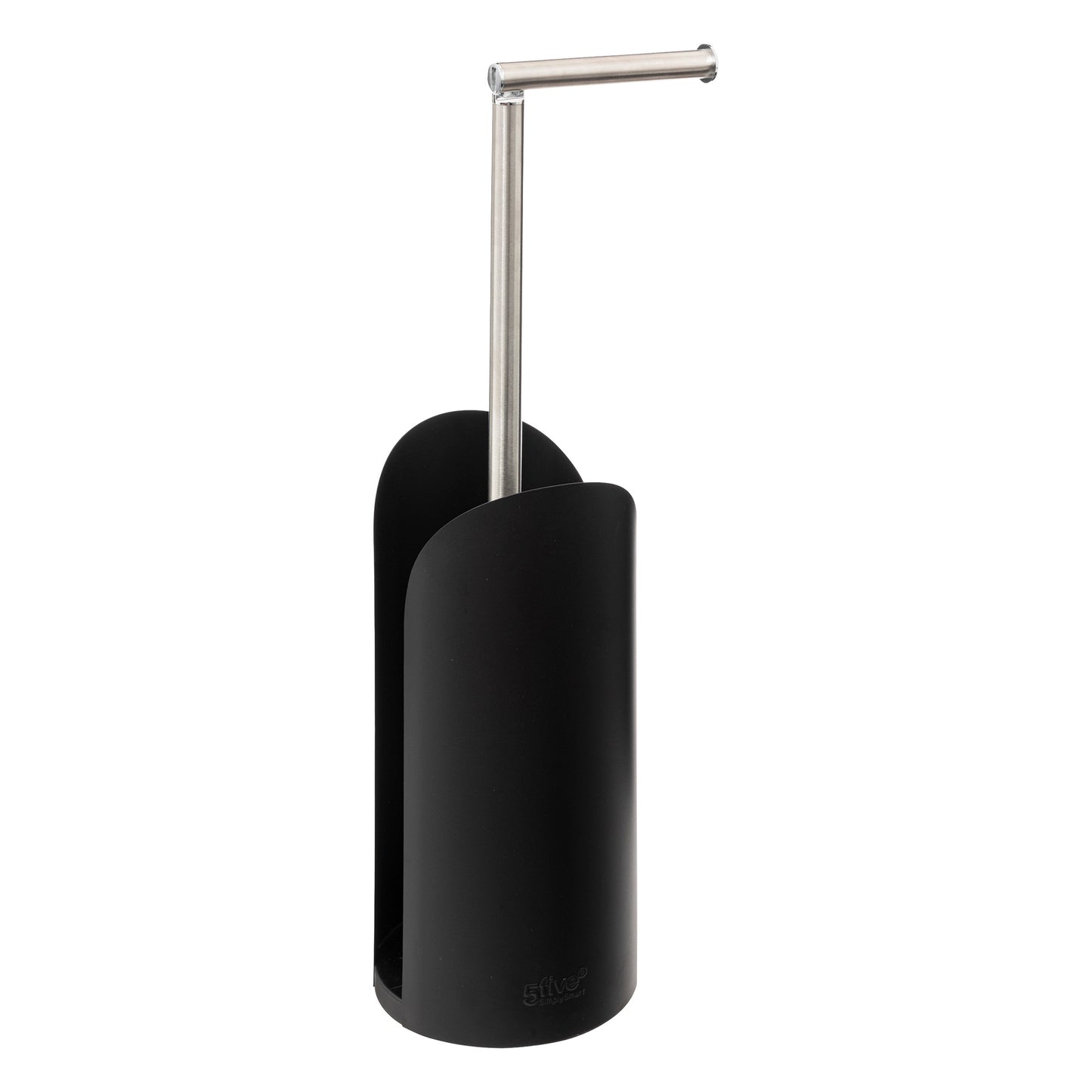 Five Toilet Paper Holder Black