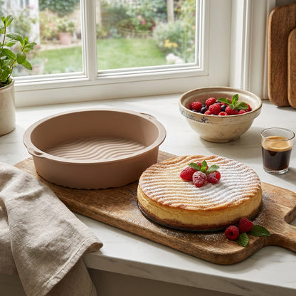 Perilla Silicone Cheesecake Mould Beige