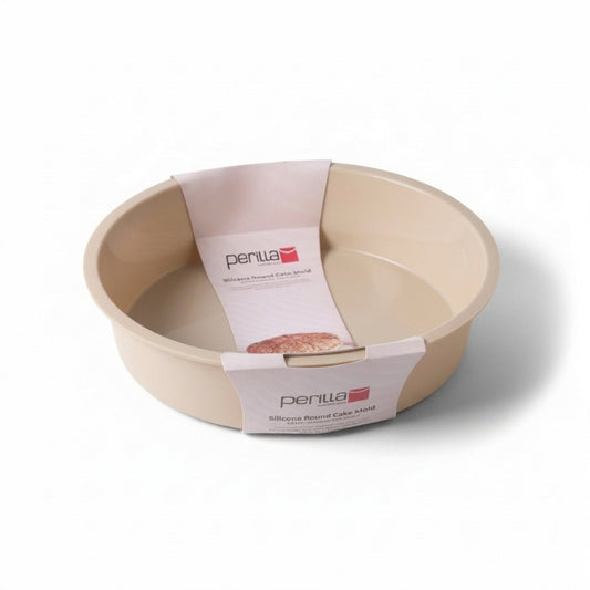 Perilla Silicone Round Cake Mould Light Beige