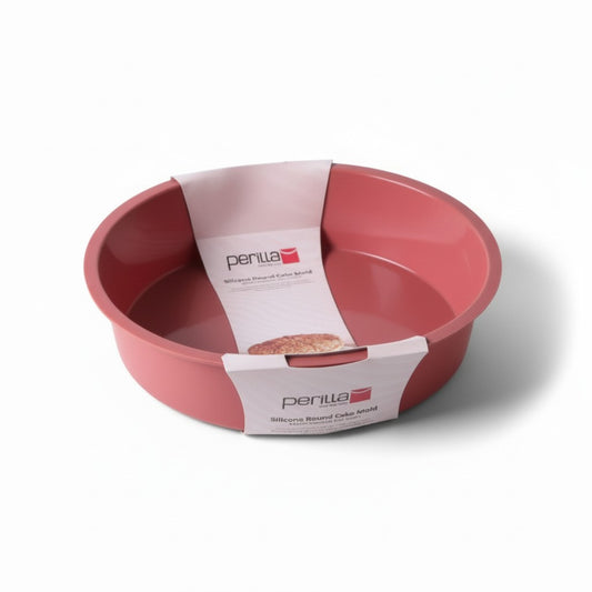 Perilla Silicone Round Cake Mould Red