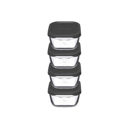 Pasabahce 4 Piece Container Set Clear