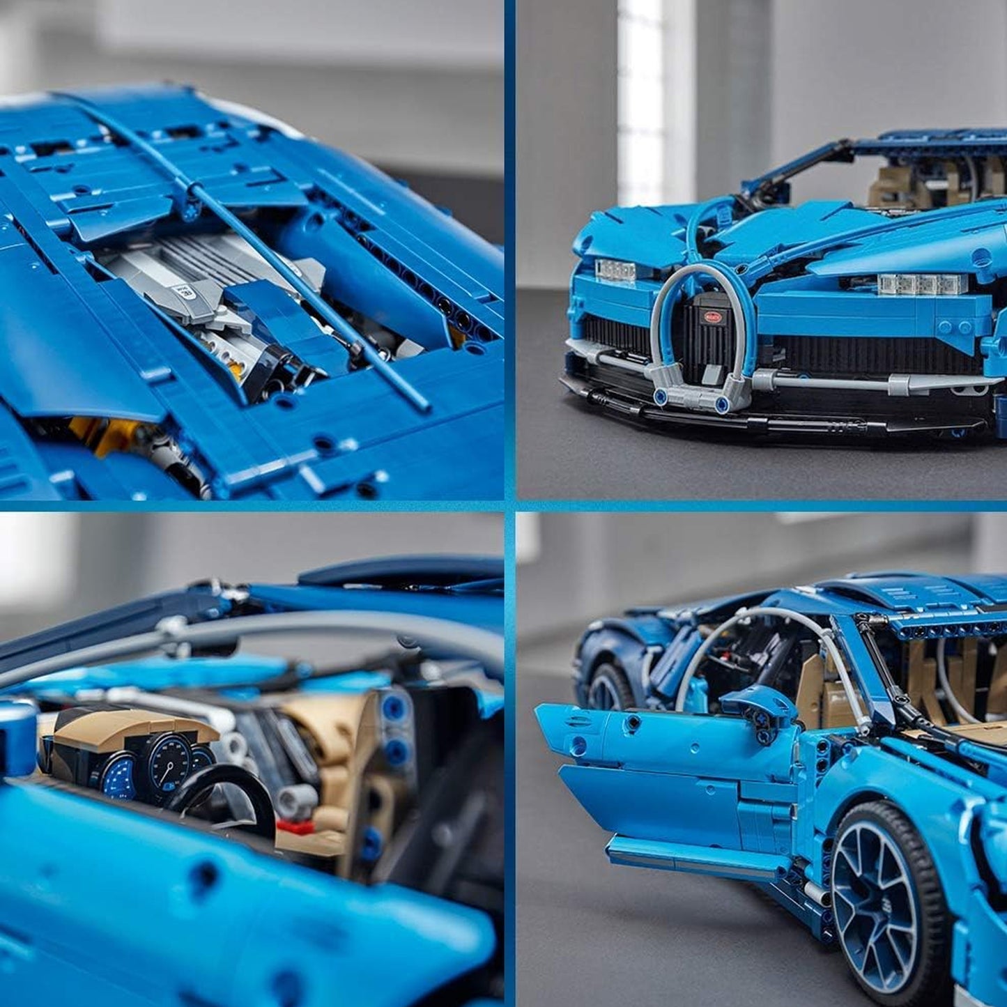 Car Building Block Set Blue