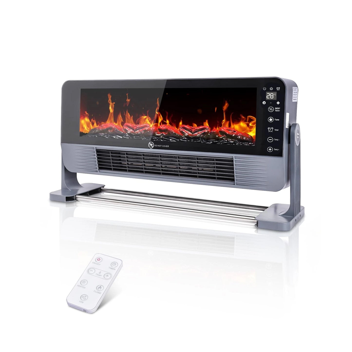 Condere Fireplace Heater Black