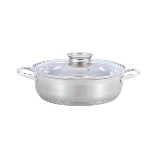 Rolux 20cm Stainless Steel Pot Silver