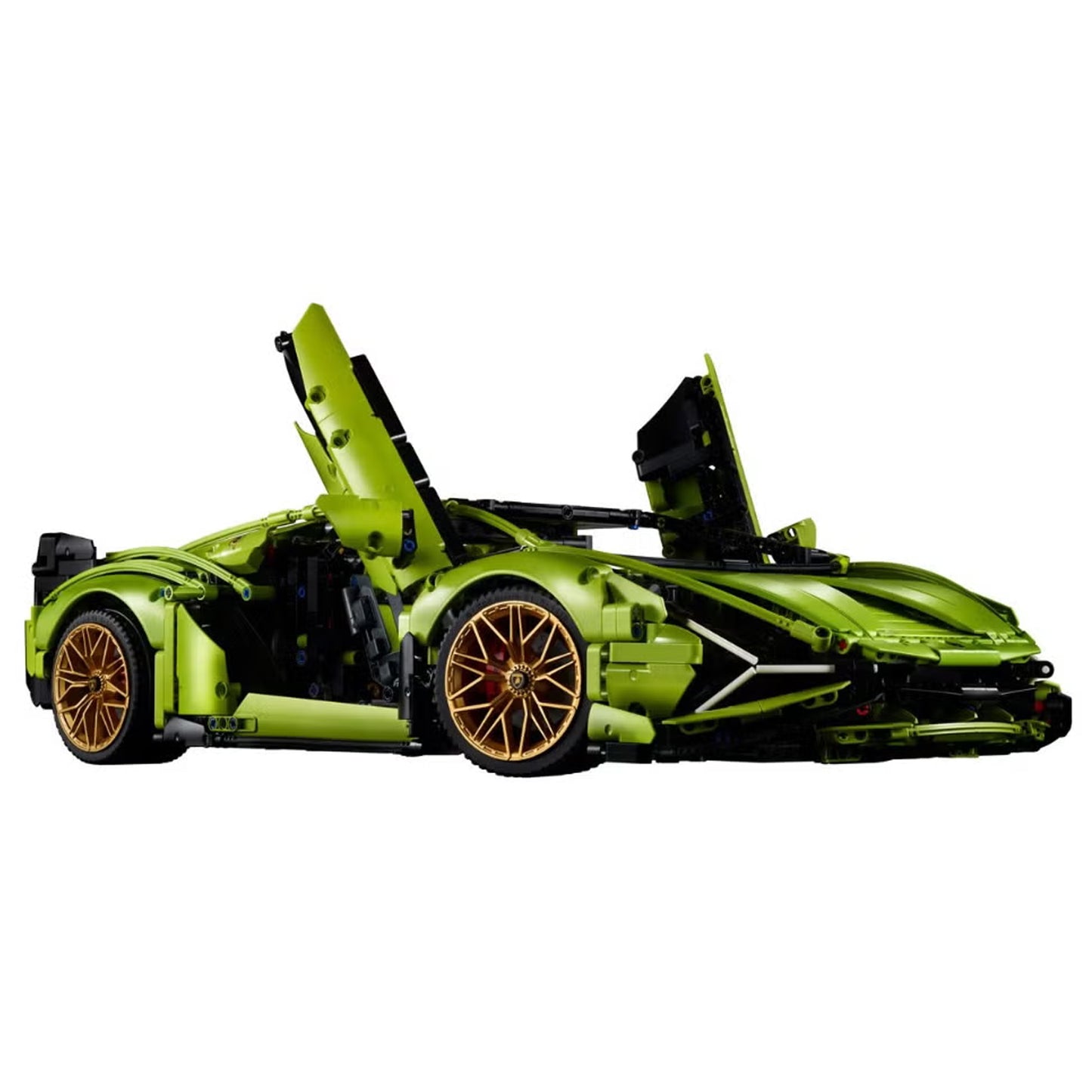 Car 3696 Piece Building Block Set Green