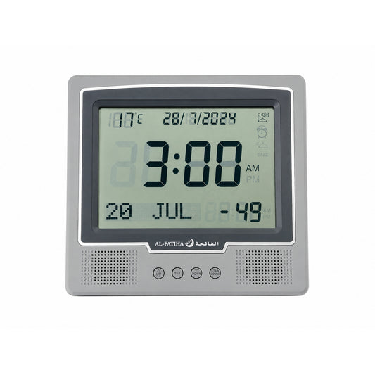 Azaan Clock Grey