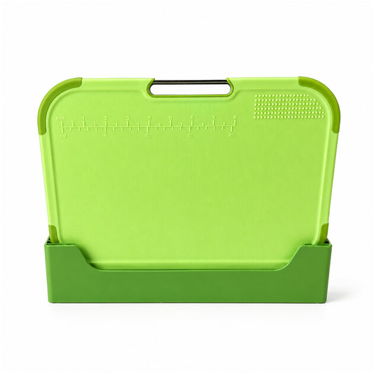 Cutting Board with Stand Green