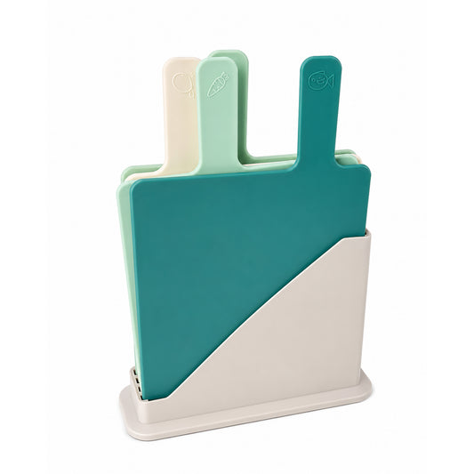 5 Piece Cutting Board Set Multicoloured
