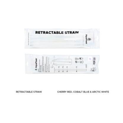 Aquaflask Retractable Straw Assorted