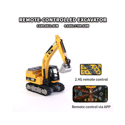RC Mini Excavator Orange