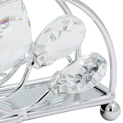 Rounded Napkin Holder Silver
