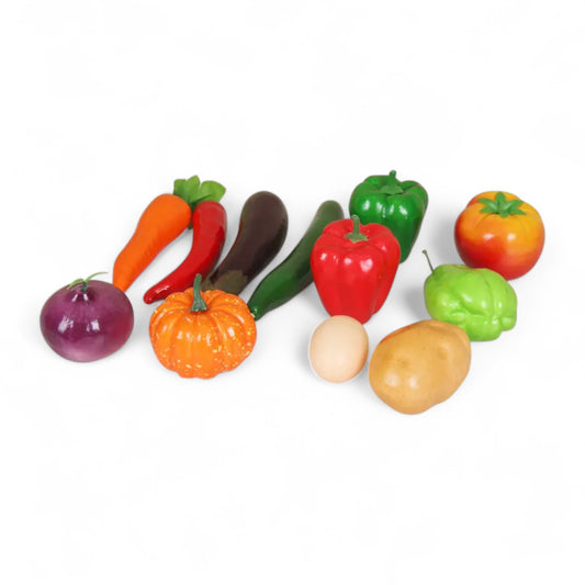 Kitchen Life 12 Piece Artificial Vegetables Set Multicoloured