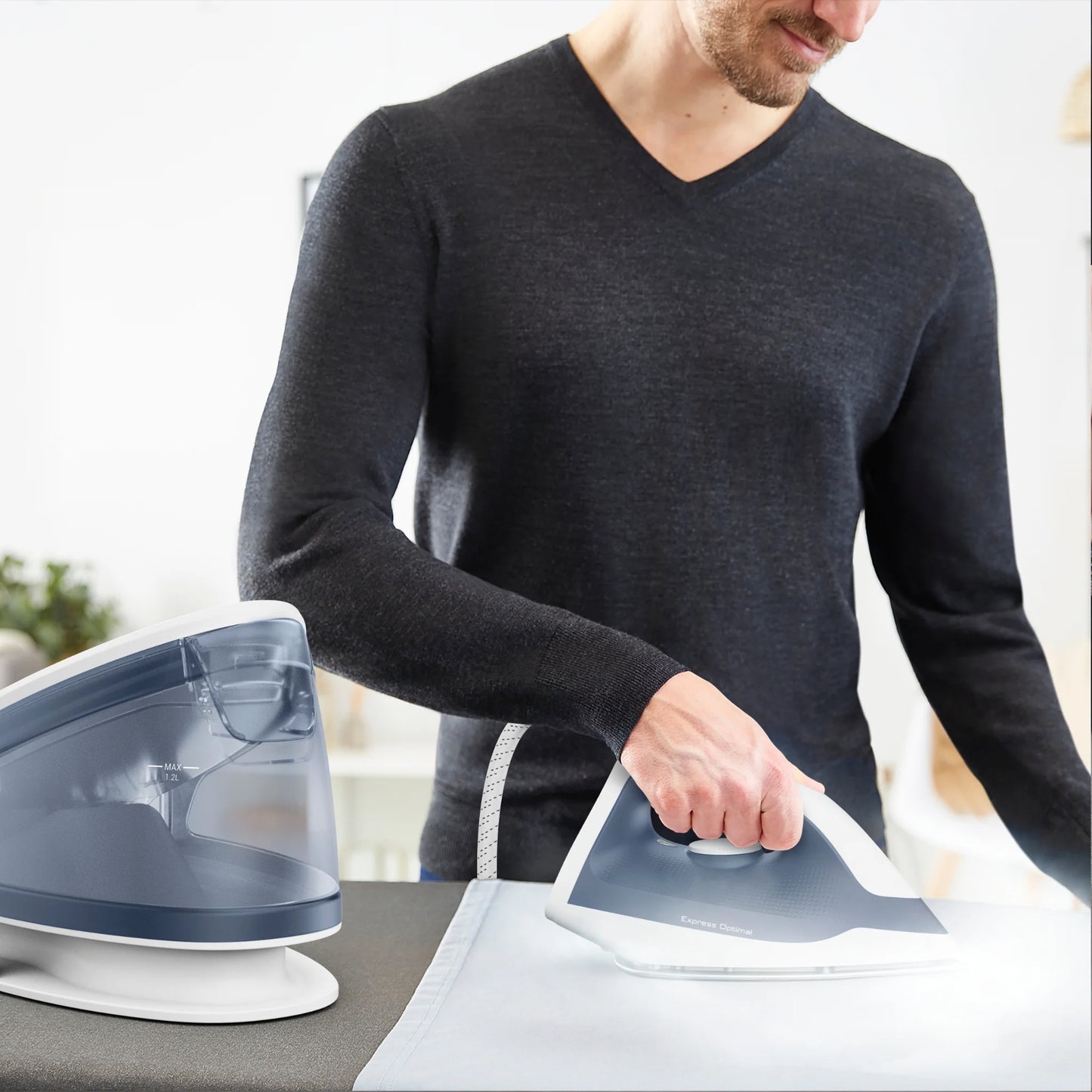 Tefal Express Optimal Steam Generator Iron Blue