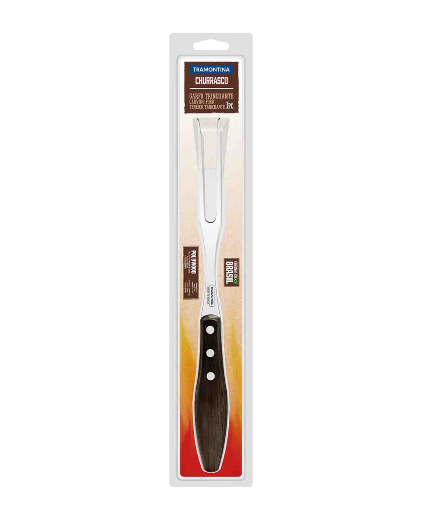 Tramontina Carving Fork - Brown