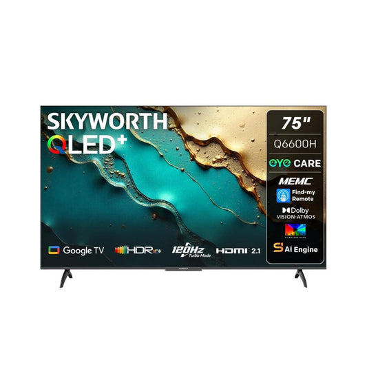Skyworth 75 inch QLED Google TV 75Q6600H