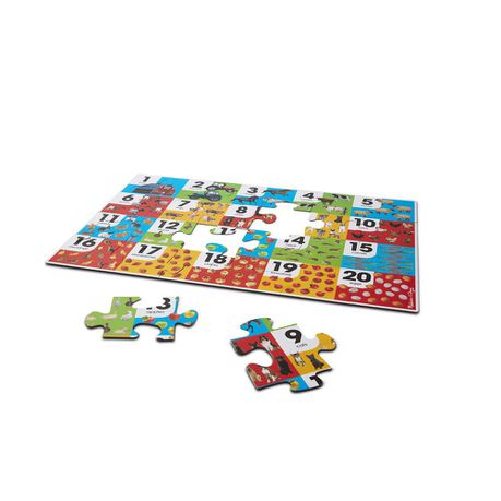 Melissa & Doug Farm Number Floor Puzzle - 24 Piece