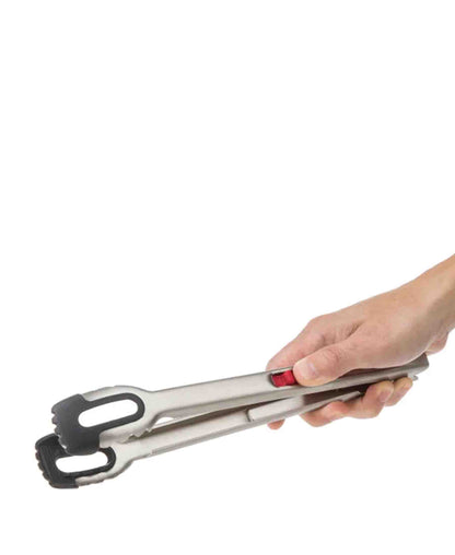 Progressive Locking Tongs - Silver