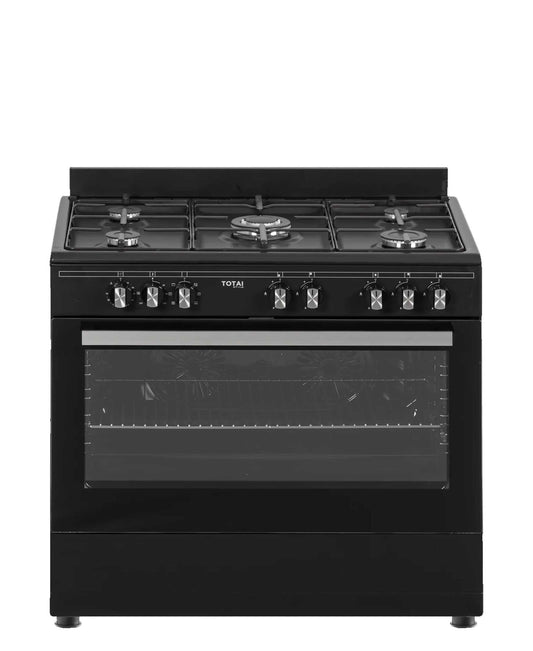 TOTAI PREMIUM 90CM BLACK COOKER GAS/ELECTRIC- 03/T800EB