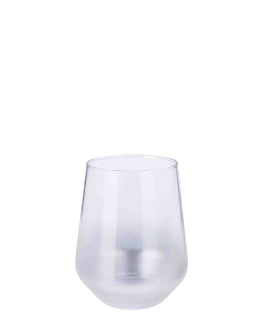 Kitchen Life 425ml Drinking Glass - Silver