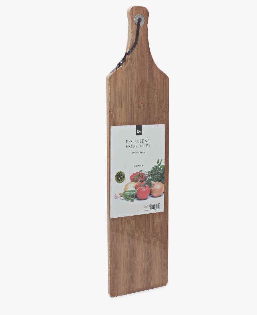 Excellent Houseware Bamboo Cutting Board Paddle - Beige