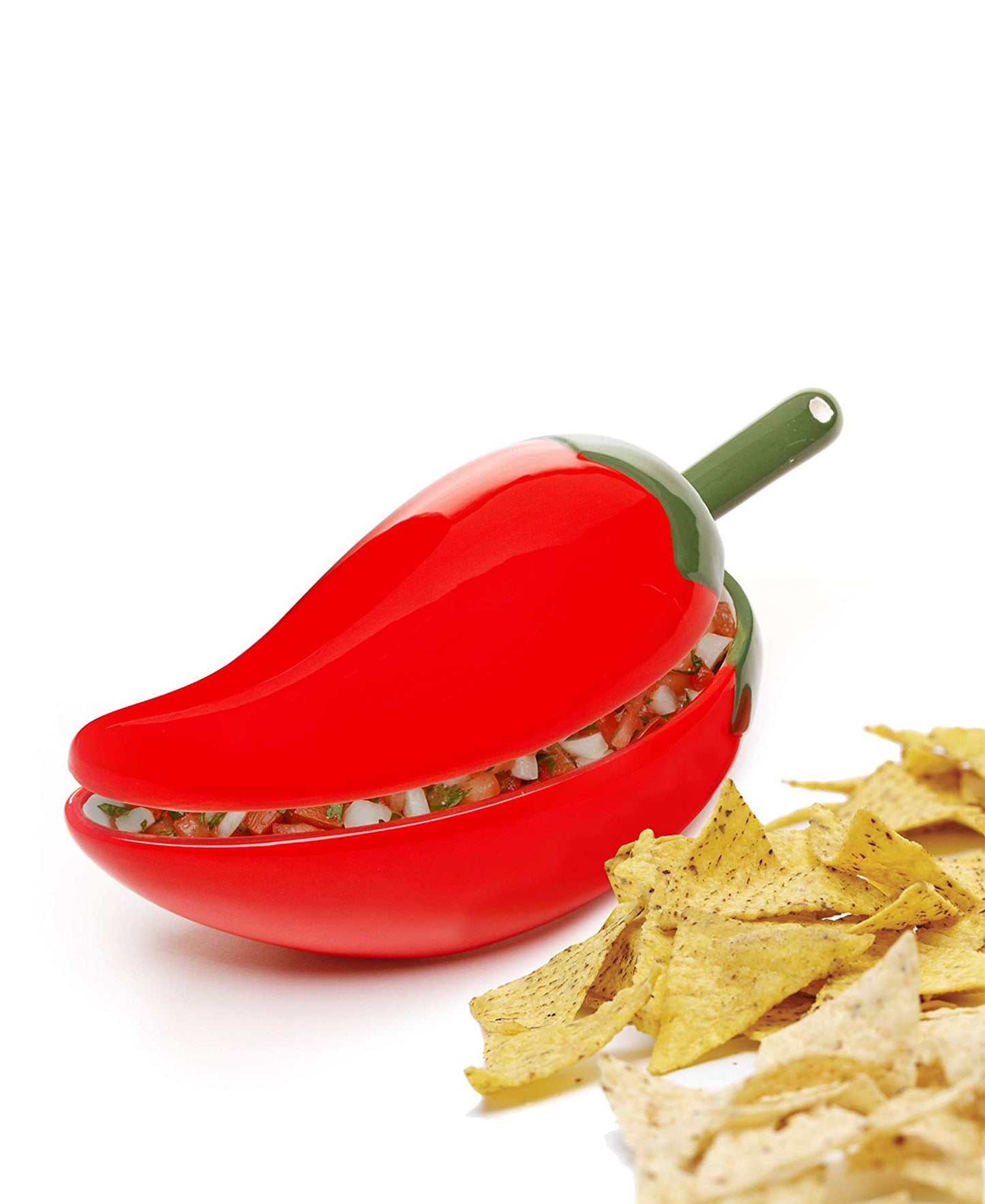 Progressive Salsa Bowl With Spoon - Red