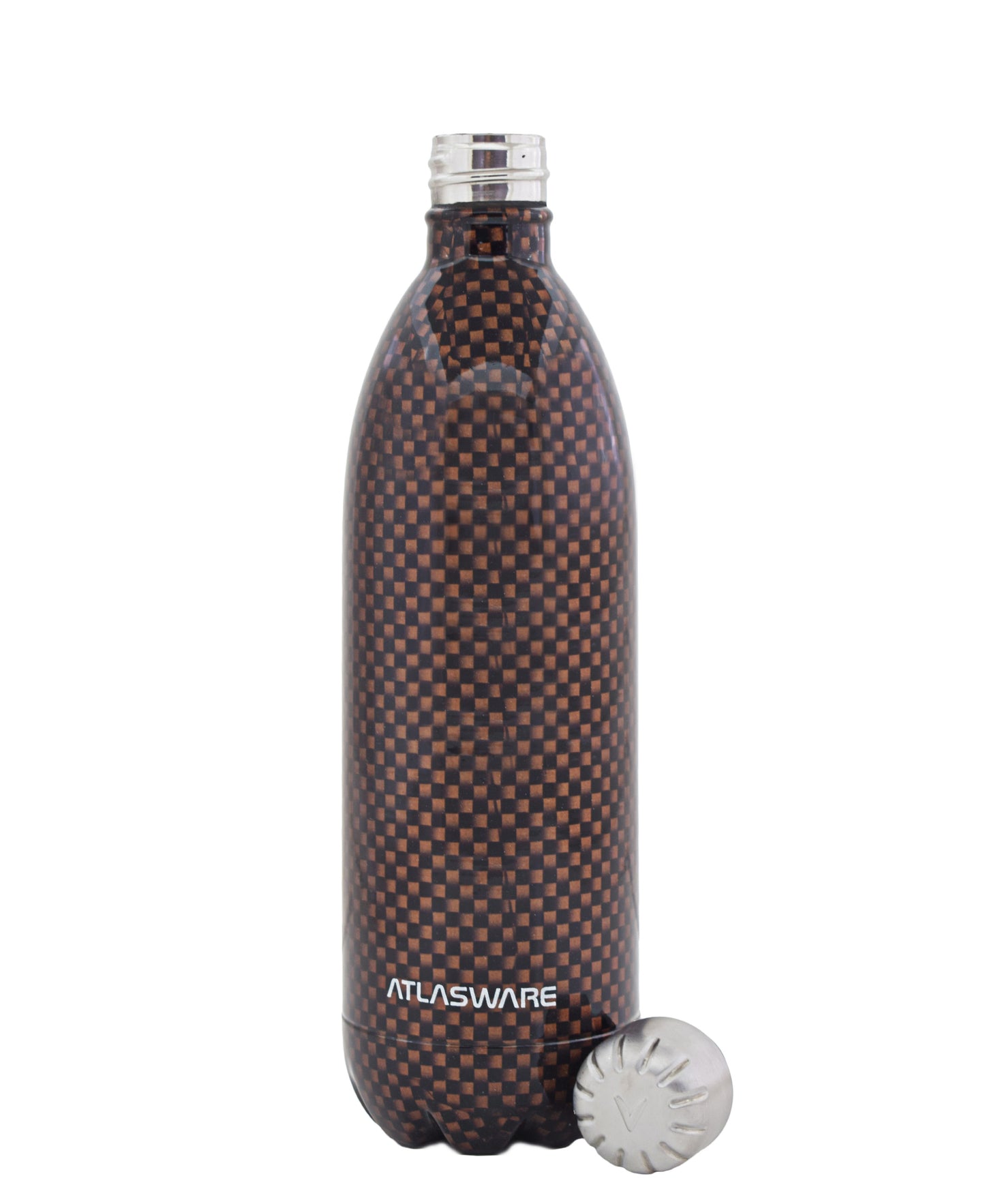 Atlasware Bullet Flask 1L - Brown