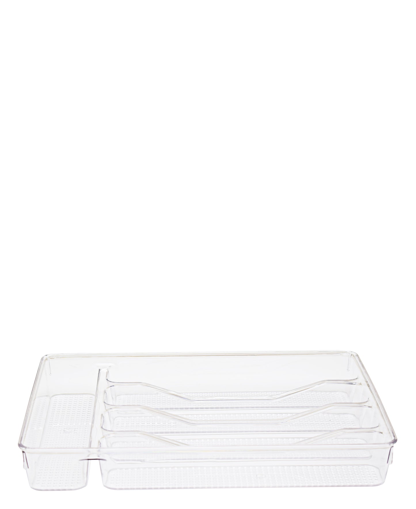 Aqua 33cm Cutlery Tray 5 Division - Clear