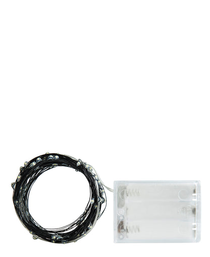 Decorative 10m Wire Lights - Black