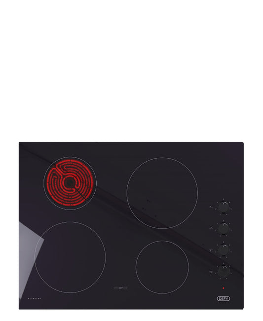 Defy Gemini Ceran Hob - Black