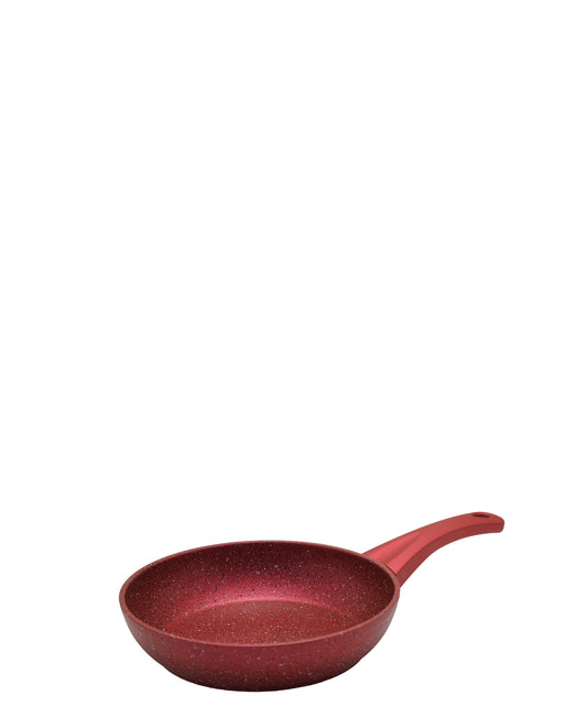 OMS Granite 20cm Frying Pan - Red