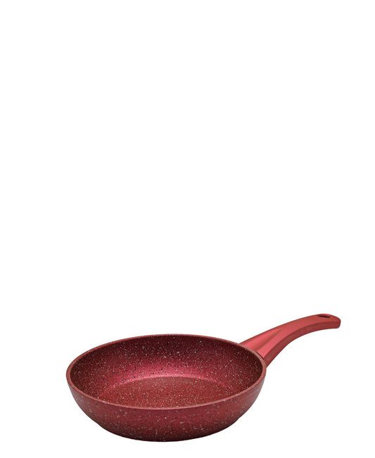 OMS Granite 30cm Frying Pan - Red