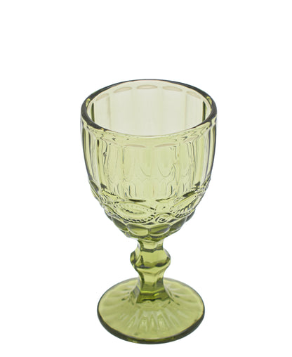 Kitchen Life Eaton Wine Glass 300ml - Lime Green