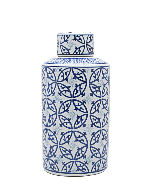 Urban Decor Azure Straight Jar 30cm - White