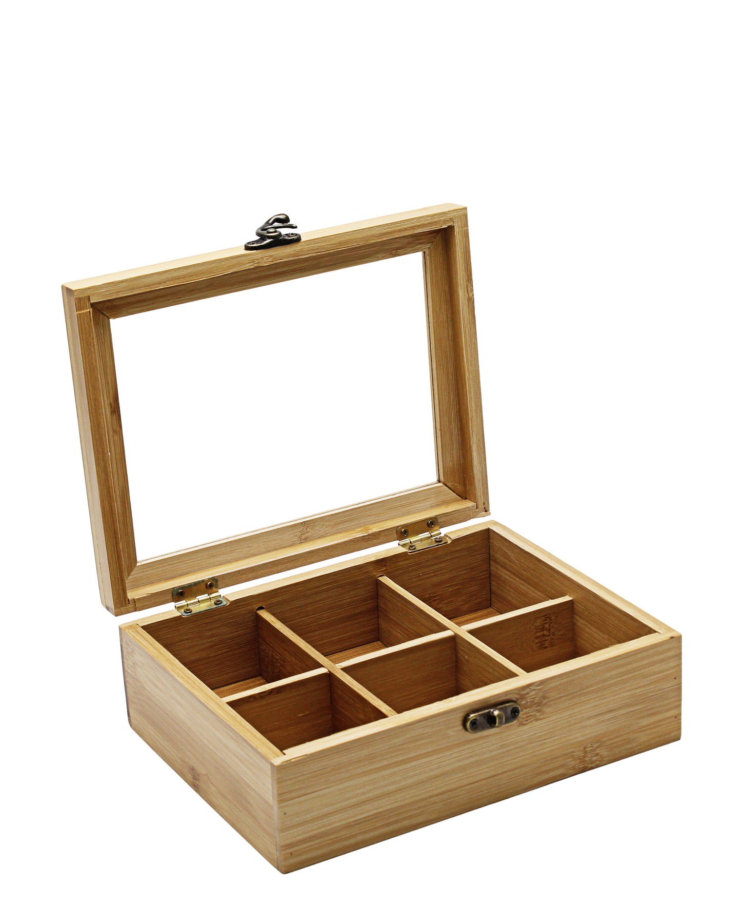 Kitchen Life Bamboo Tea Box - Oak