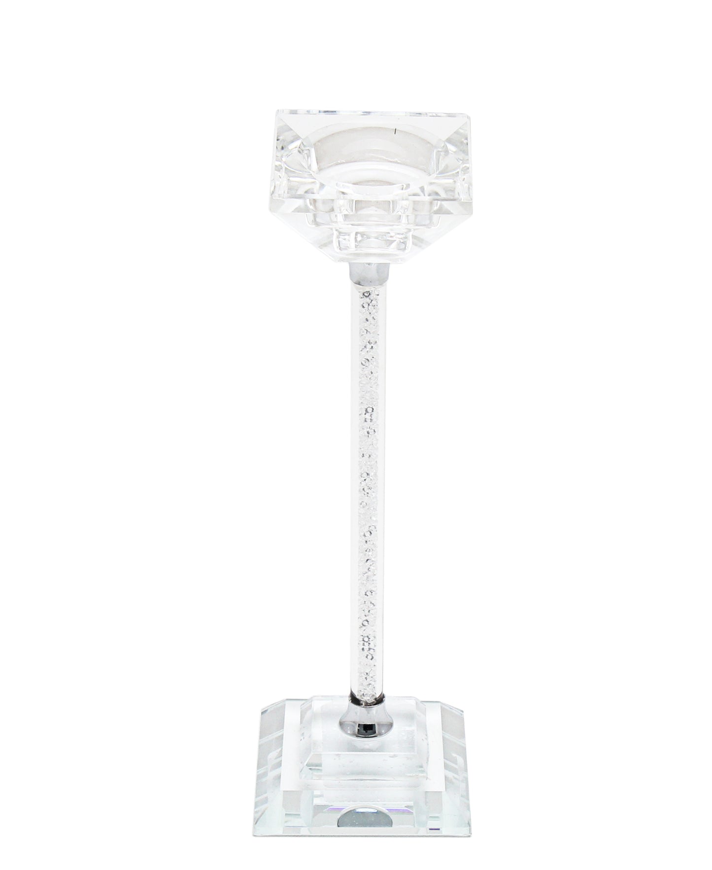 Crystal Candle Holder Medium - Clear