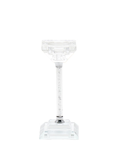 Crystal Candle Holder Small - Clear