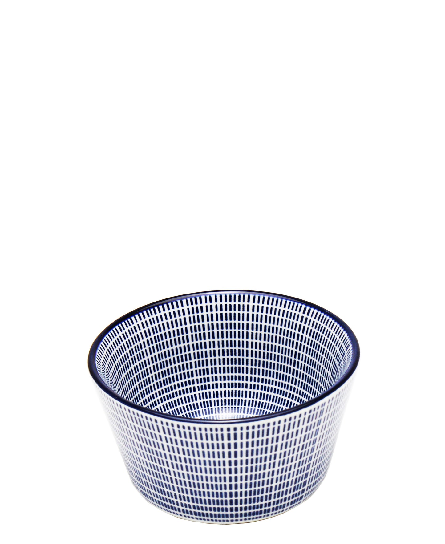 Shanghai Footed Bowl 9,3cm - White & Blue