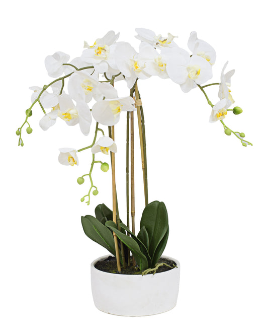 Urban Decor Pot Plant 60cm- White