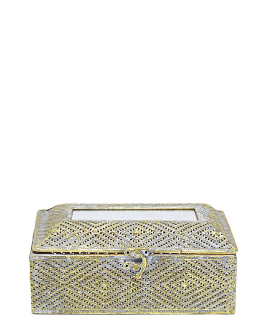 Noelle Trinket Box 23CM - Gold