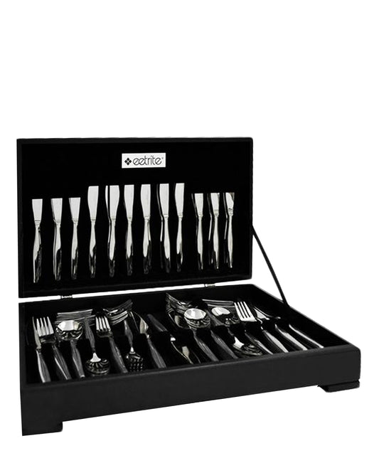 Eetrite Newport 112 Piece Cutlery Set - Black