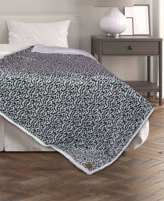 Pierre Cardin Bed Throw - Black & White