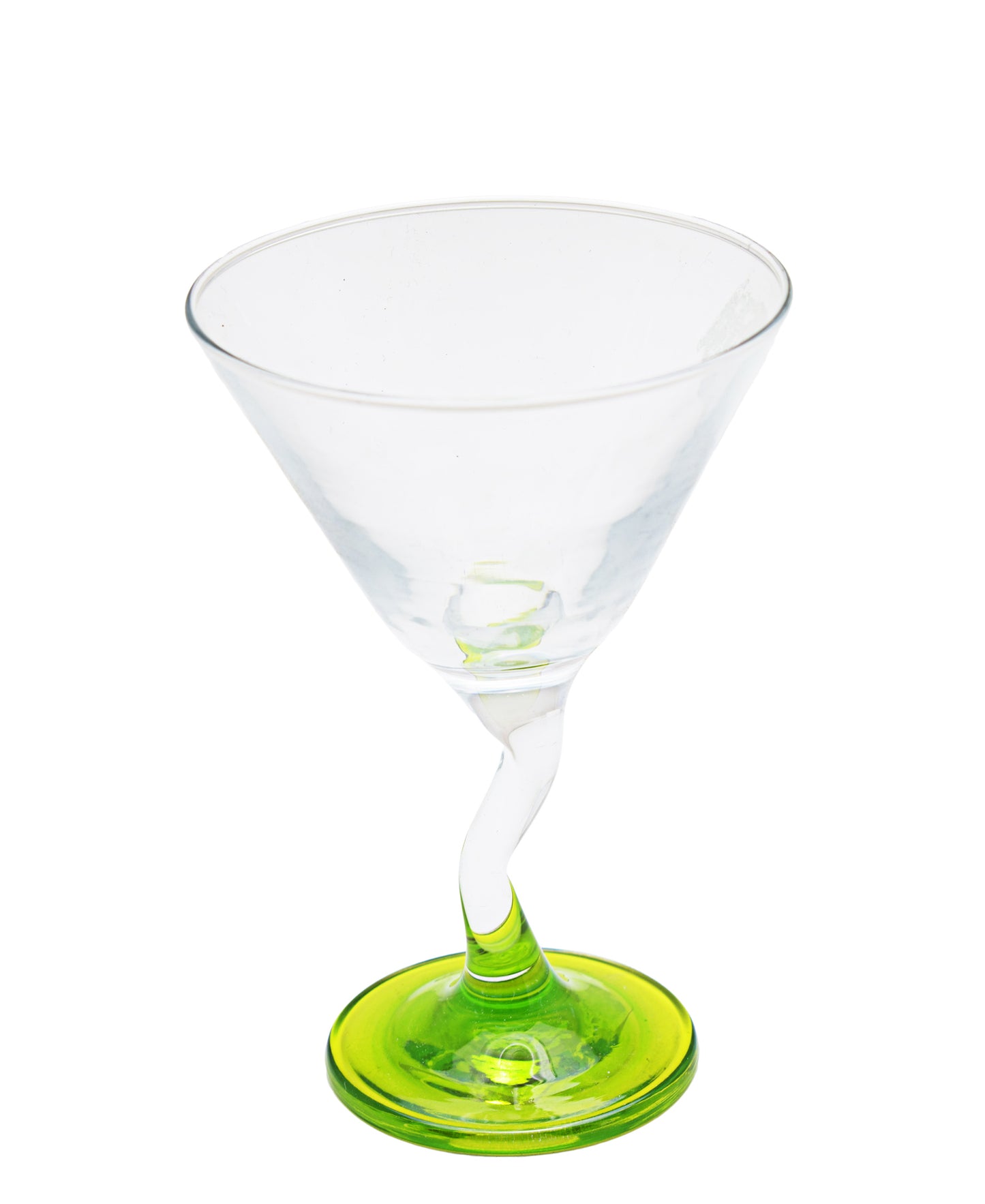 Glacier Zikzak Martini Glass - Green