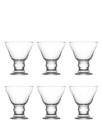 Table Pride Orion Glass Ice Cream Bowl - Clear