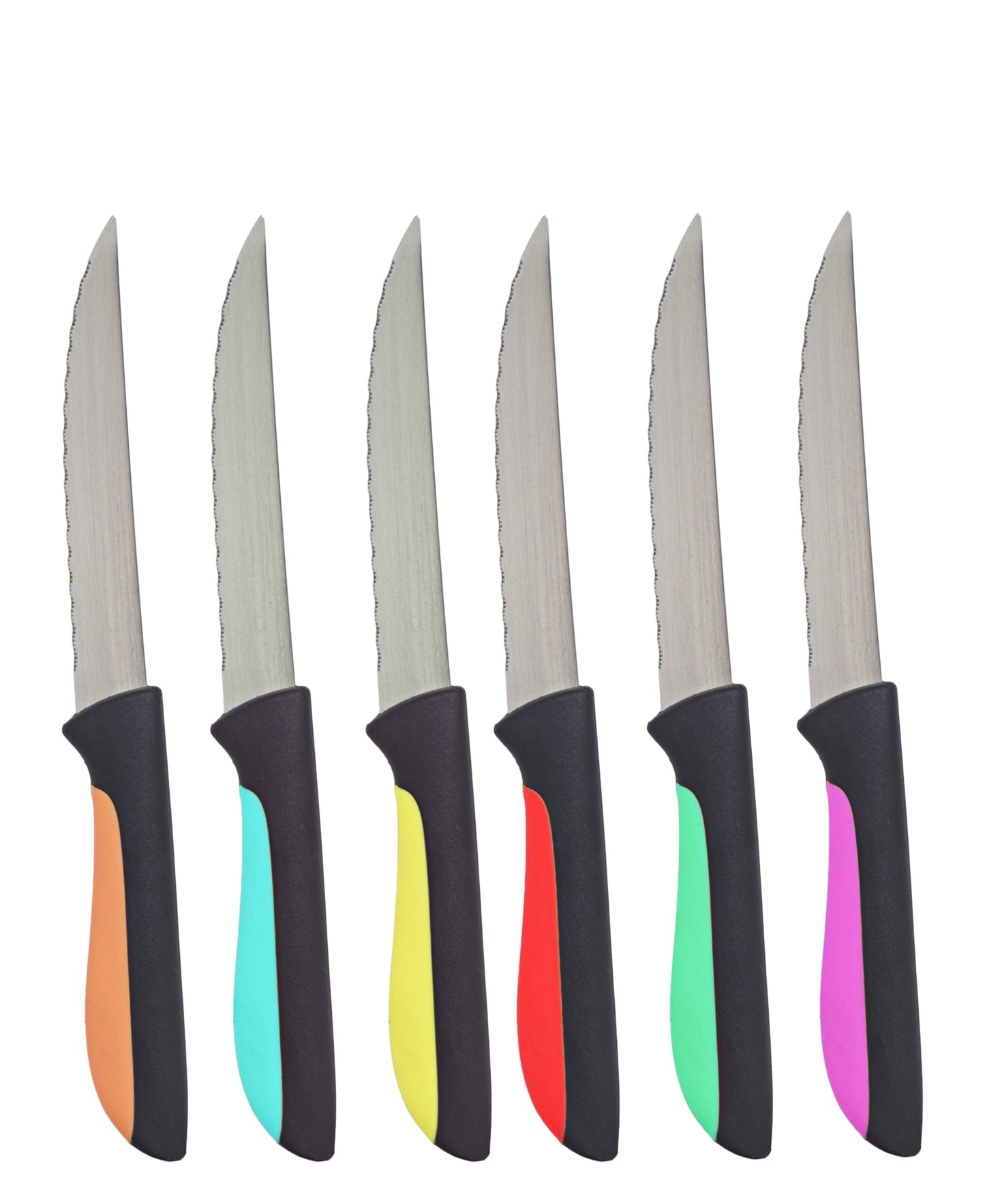 6 Piece Nylon Knife Set - Assorted